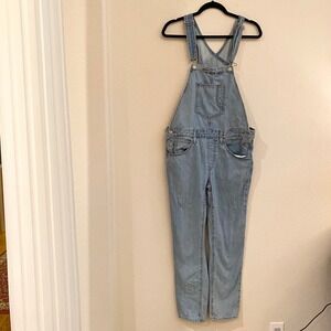 Levi Strauss Co Womens Denim Overalls Medium Light Wash Jean Jumpsuit